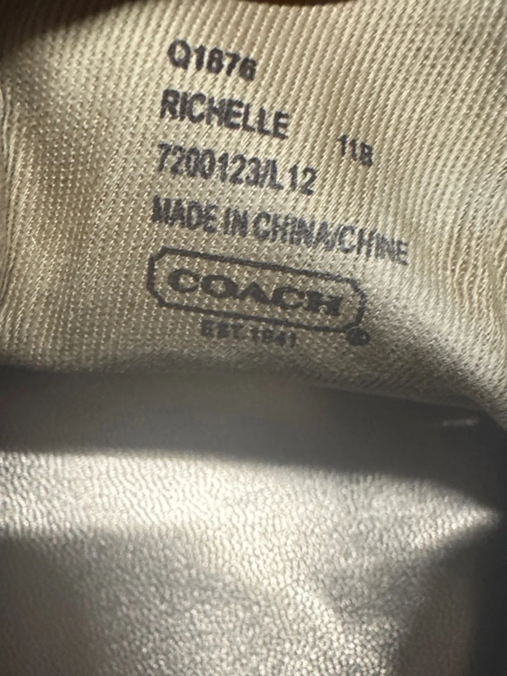 Coach moccasin style